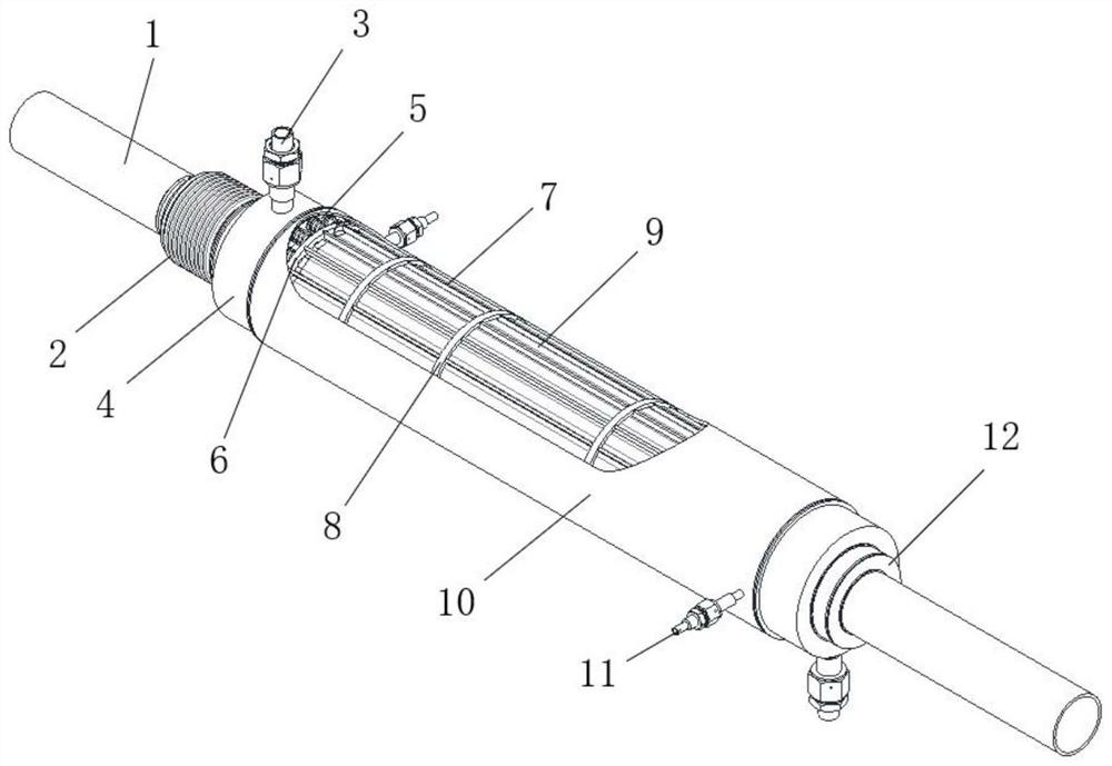 Variable-heat-conductivity-coefficient vacuum environment liquid metal cooler