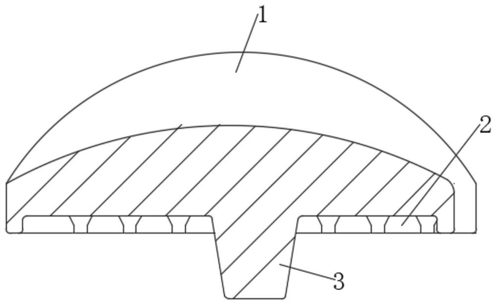 Large-wing-type knee joint pulley groove prosthesis