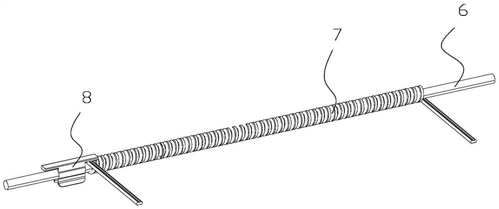 Method for telephone receiver wire rolling and equipment of telephone receiver wire rolling