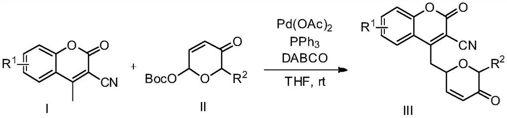 Preparation method of novel dihydropyrone coumarin compound