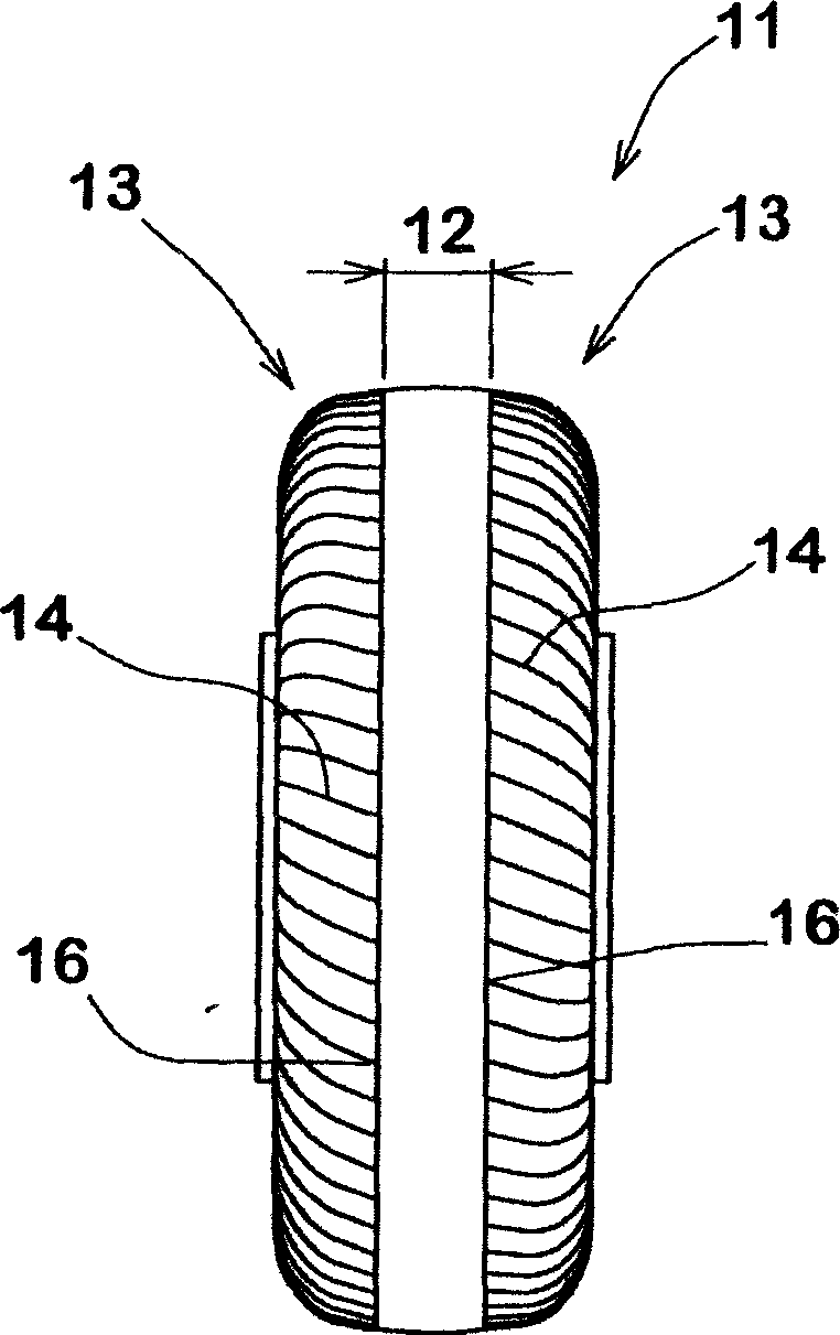 Tire noise reducing system