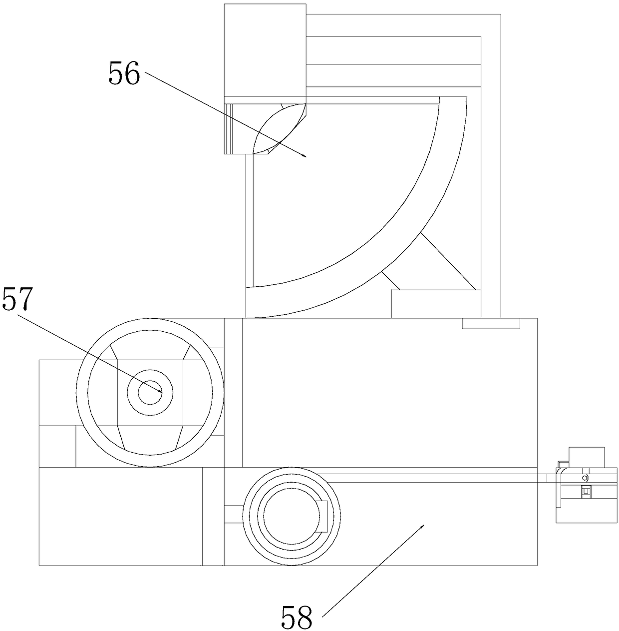 Height adjustment power maintenances rack with high-efficiency oil dissolver