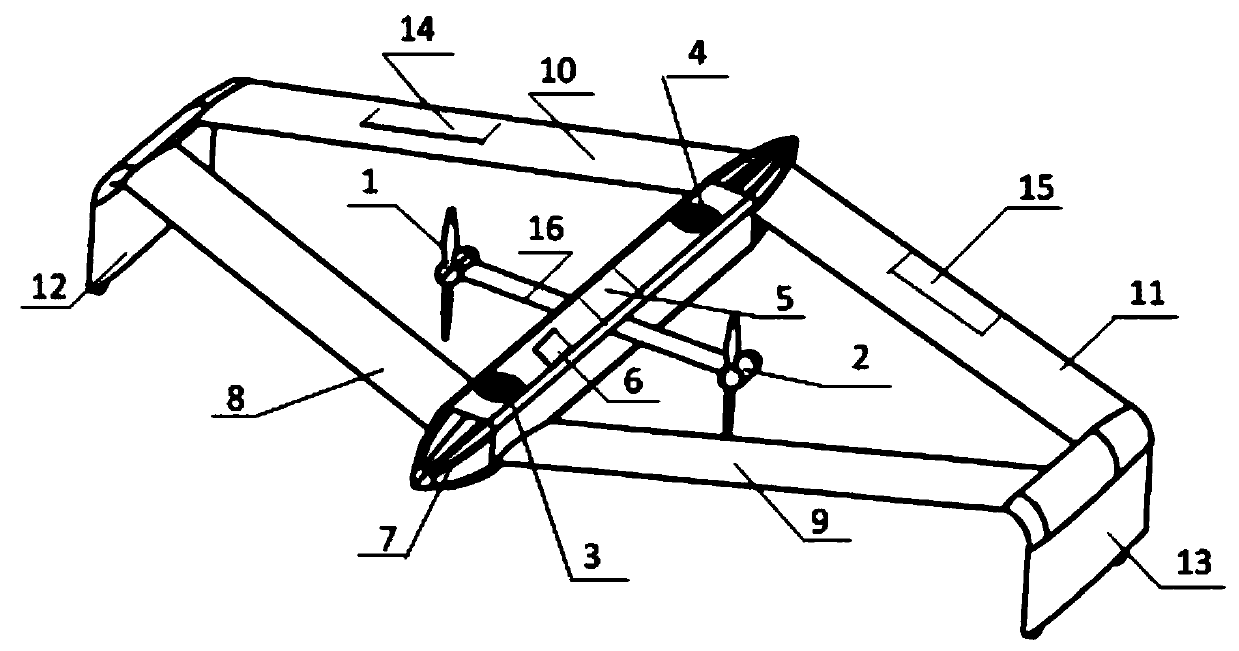 Cassette hanging fixed wing aircraft