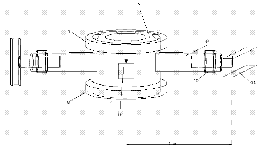 A cement concrete pavement health monitoring sensor fixing device