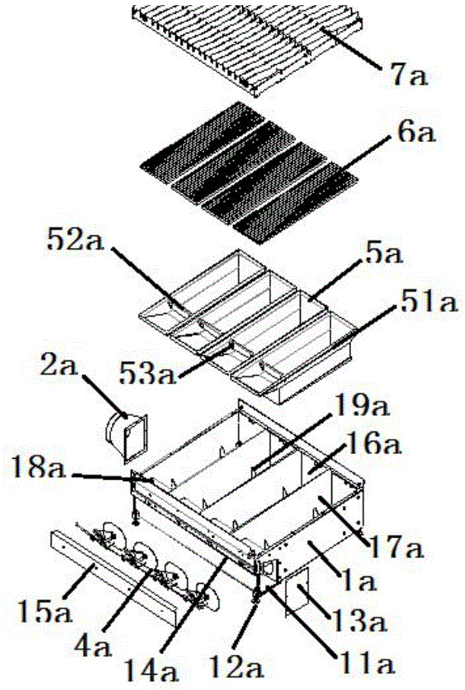 Modularized downdraft type dust-removing cutting table