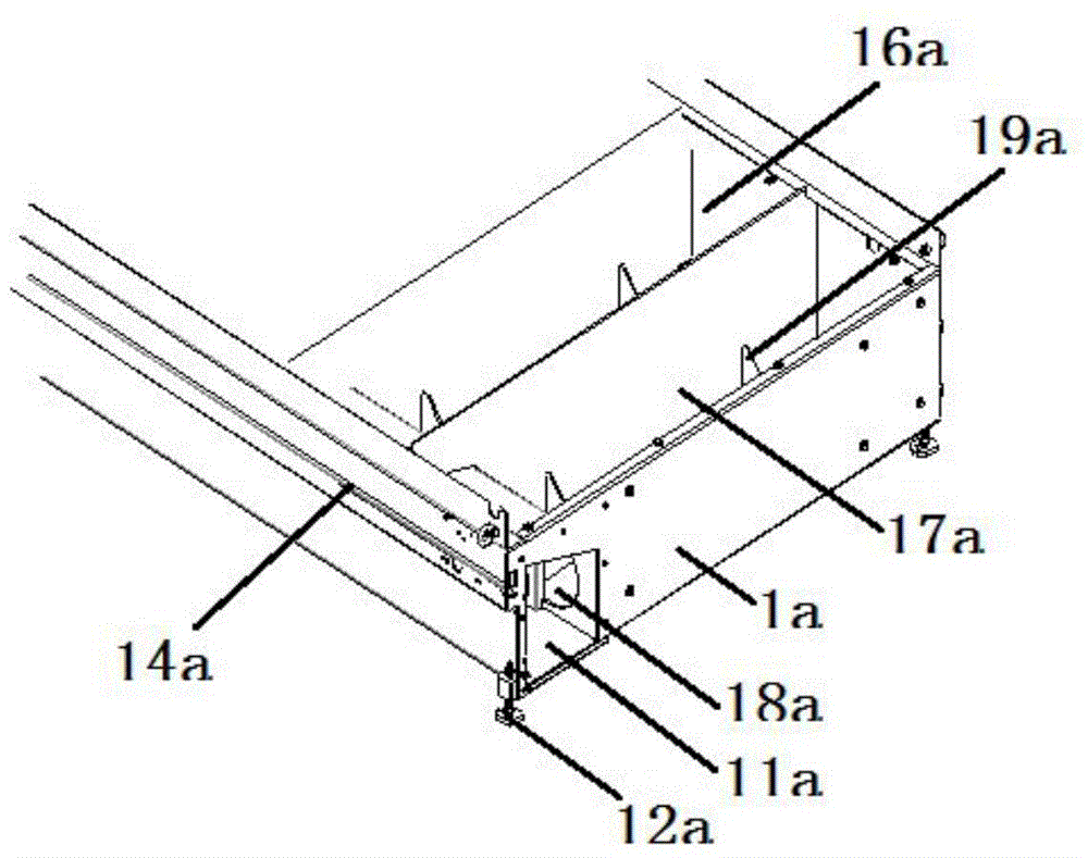 Modularized downdraft type dust-removing cutting table