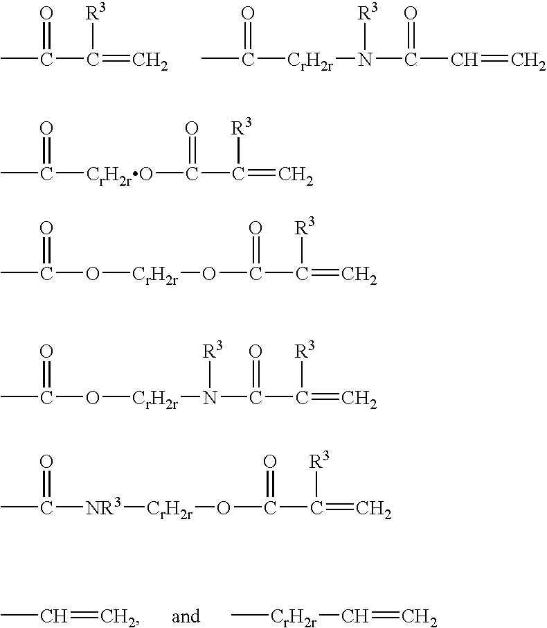 Crosslinkable hydrophilic materials from reactive oligomers having pendent photoinitiator groups