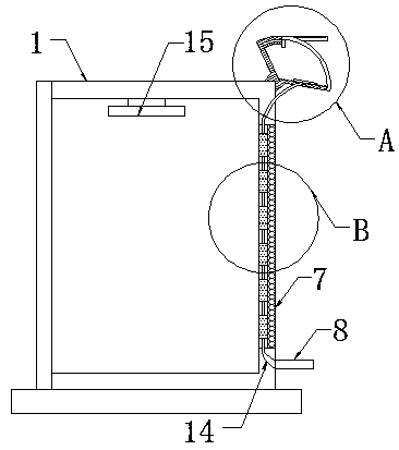 Protection device with efficient heat dissipation function for electrical equipment