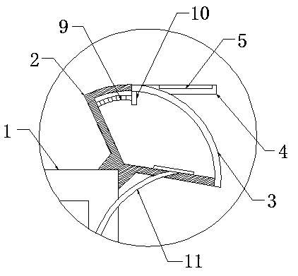 Protection device with efficient heat dissipation function for electrical equipment