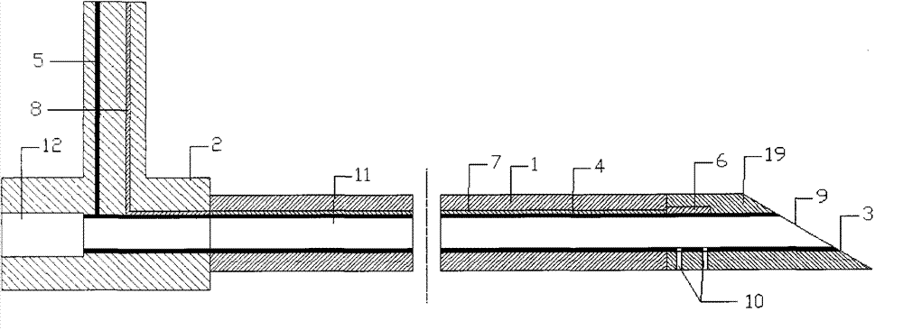 Radiofrequency ablation volume reduction electrode capable of leading out waste gas in liver