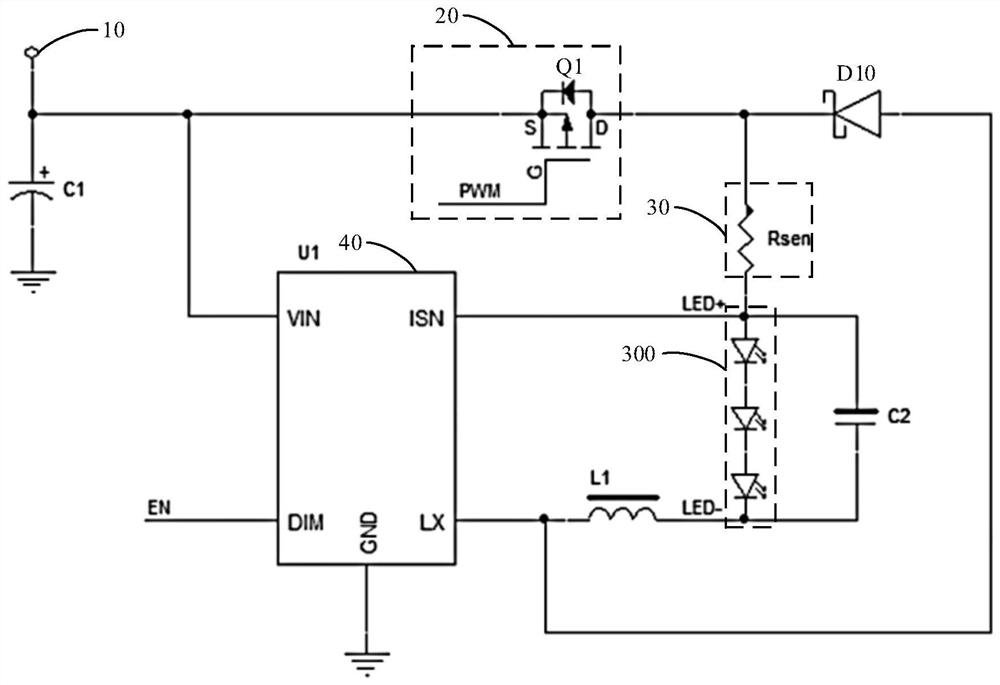 Dimming circuit and light emitting device