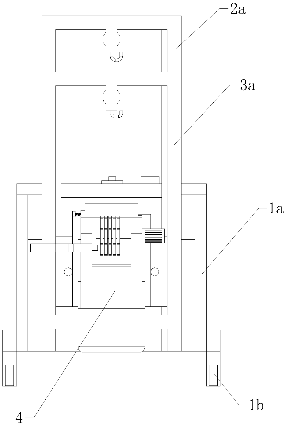 Lifting type wall grooving machine