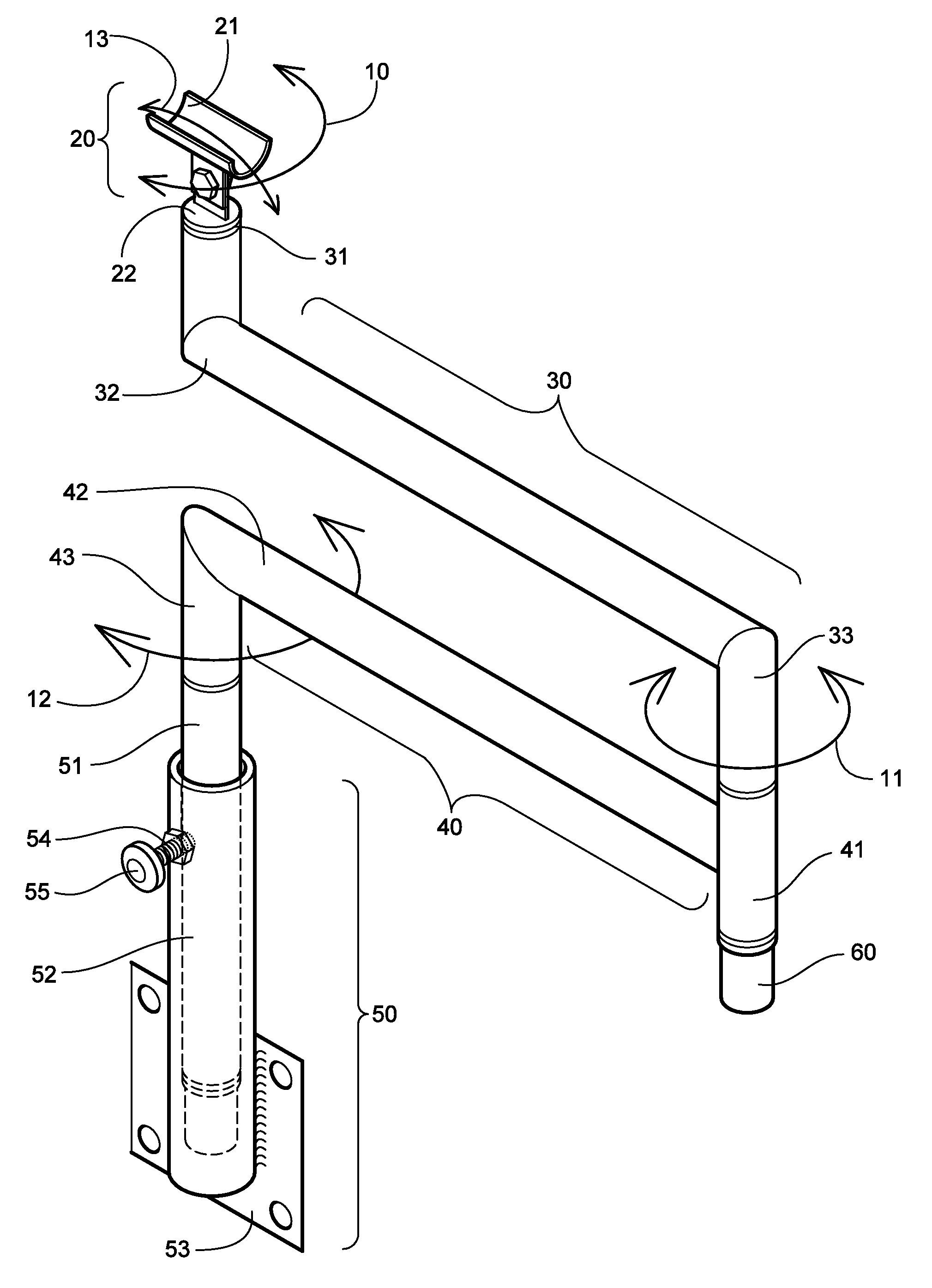 Rotatable gun rest