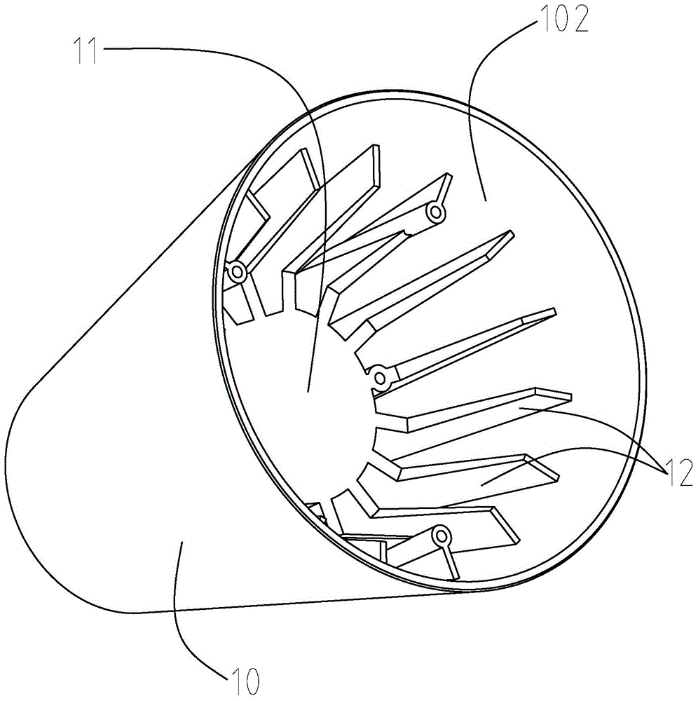 LED lamp with heat dissipation structure