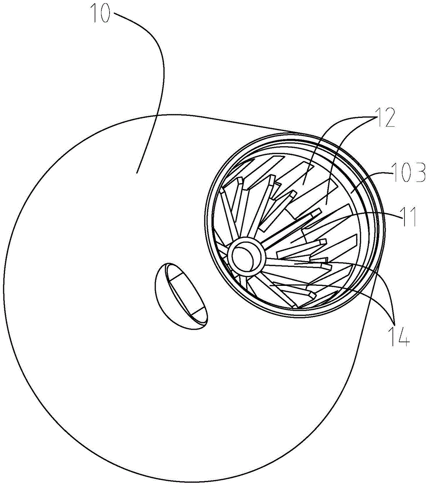 LED lamp with heat dissipation structure