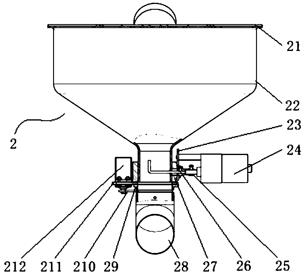 Unmanned aerial vehicle sowing device