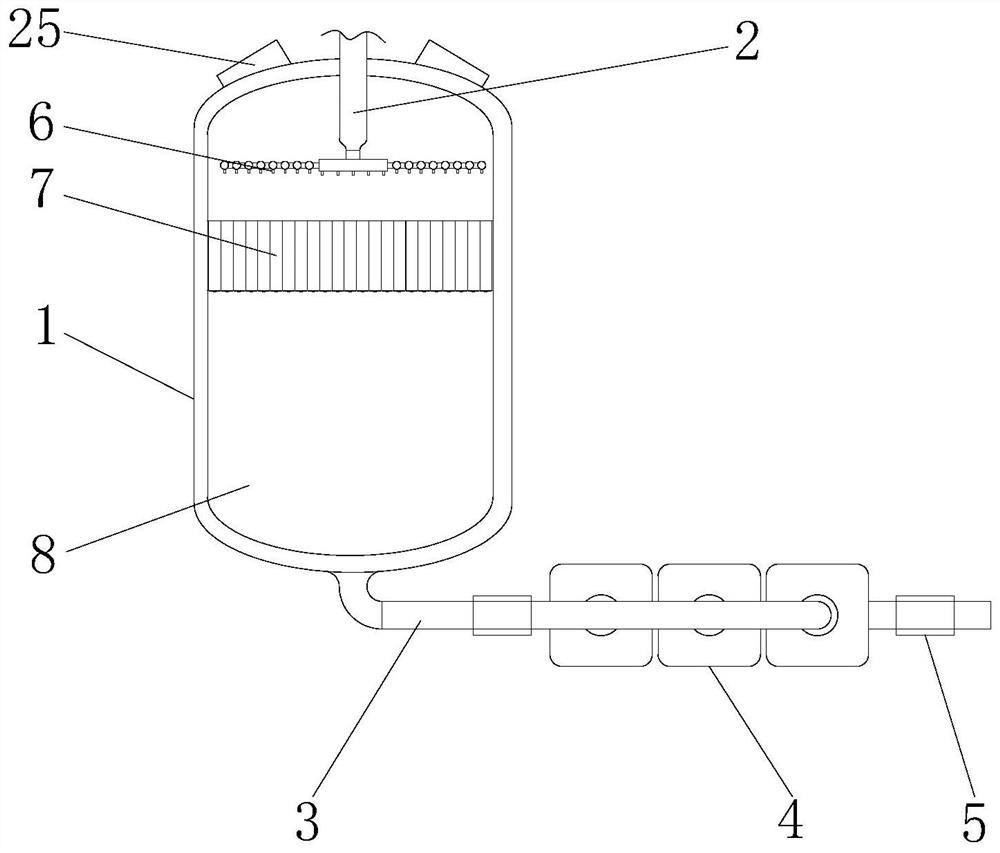 Diesel oil recovery processing device for diesel generator and method thereof