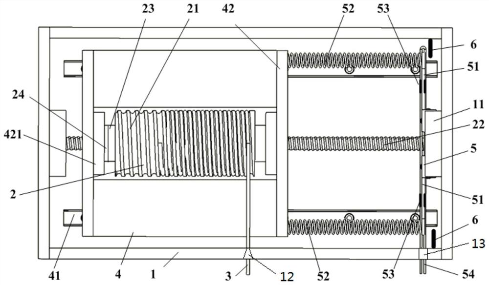 Large-deformation displacement sensor and measuring method