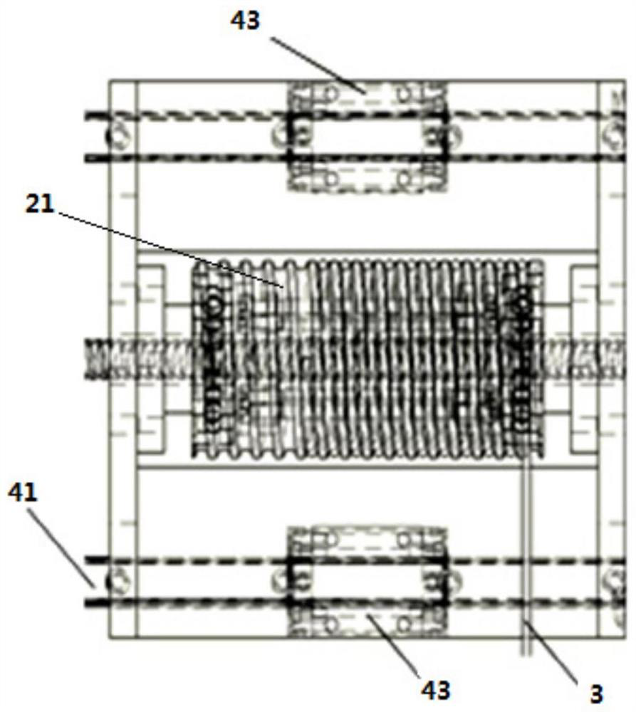 Large-deformation displacement sensor and measuring method