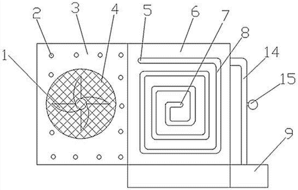 Switch cabinet capable of dual cooling