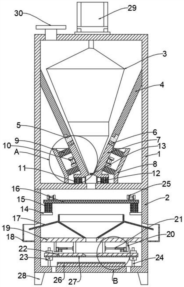 Preparation device and preparation method for powder photocatalytic material