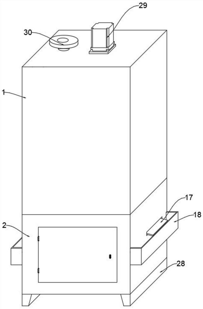 Preparation device and preparation method for powder photocatalytic material