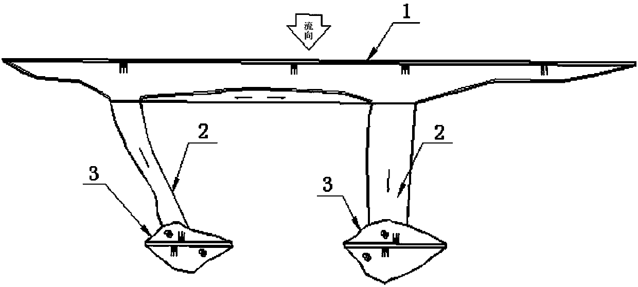 Construction method for drainage structure of dam body of homogeneous earth dam