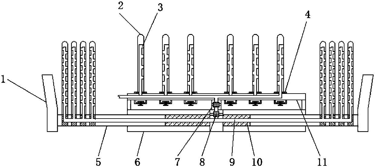 Adjustable dish-washing machine bracket