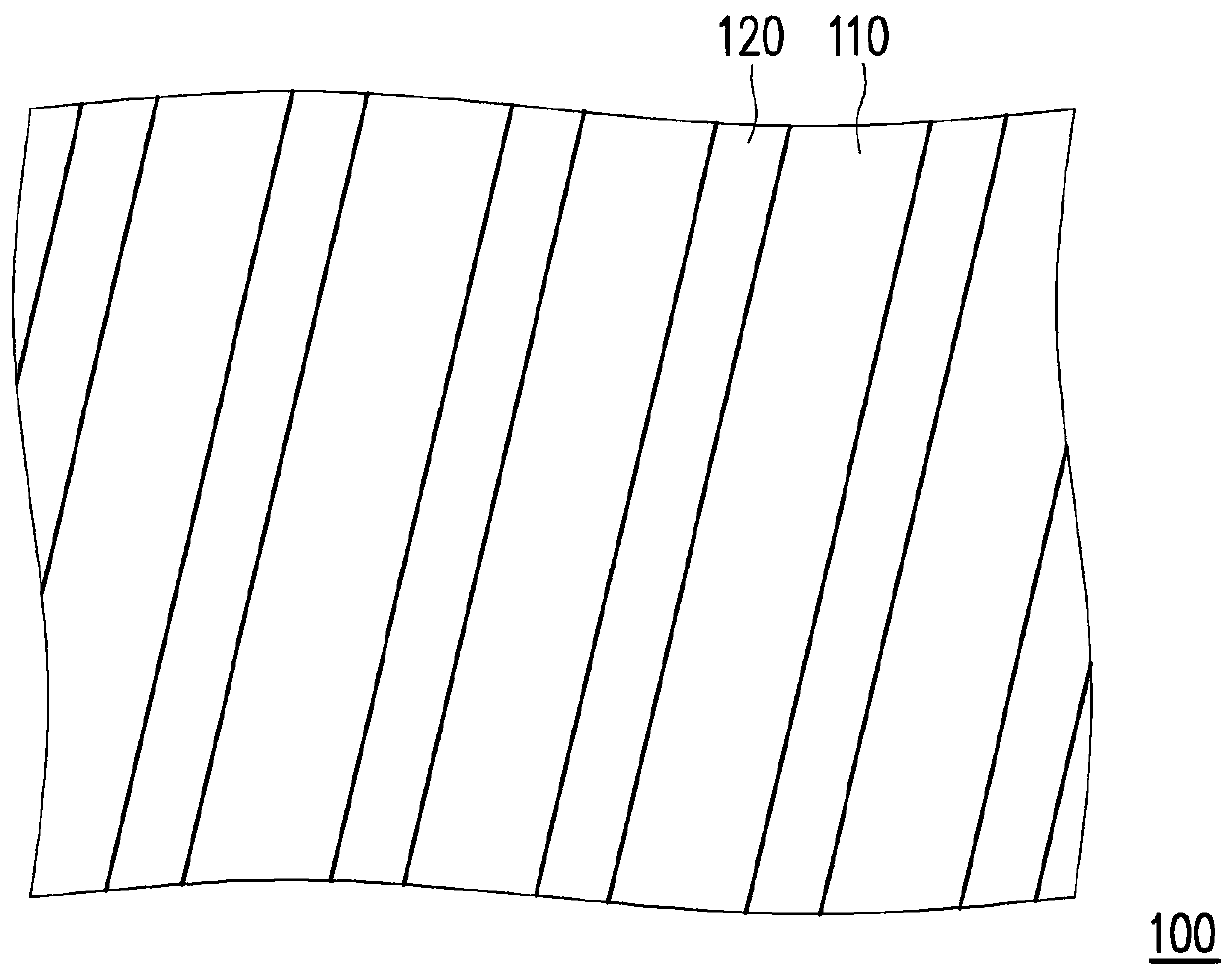 Optical regulation and control element and display device