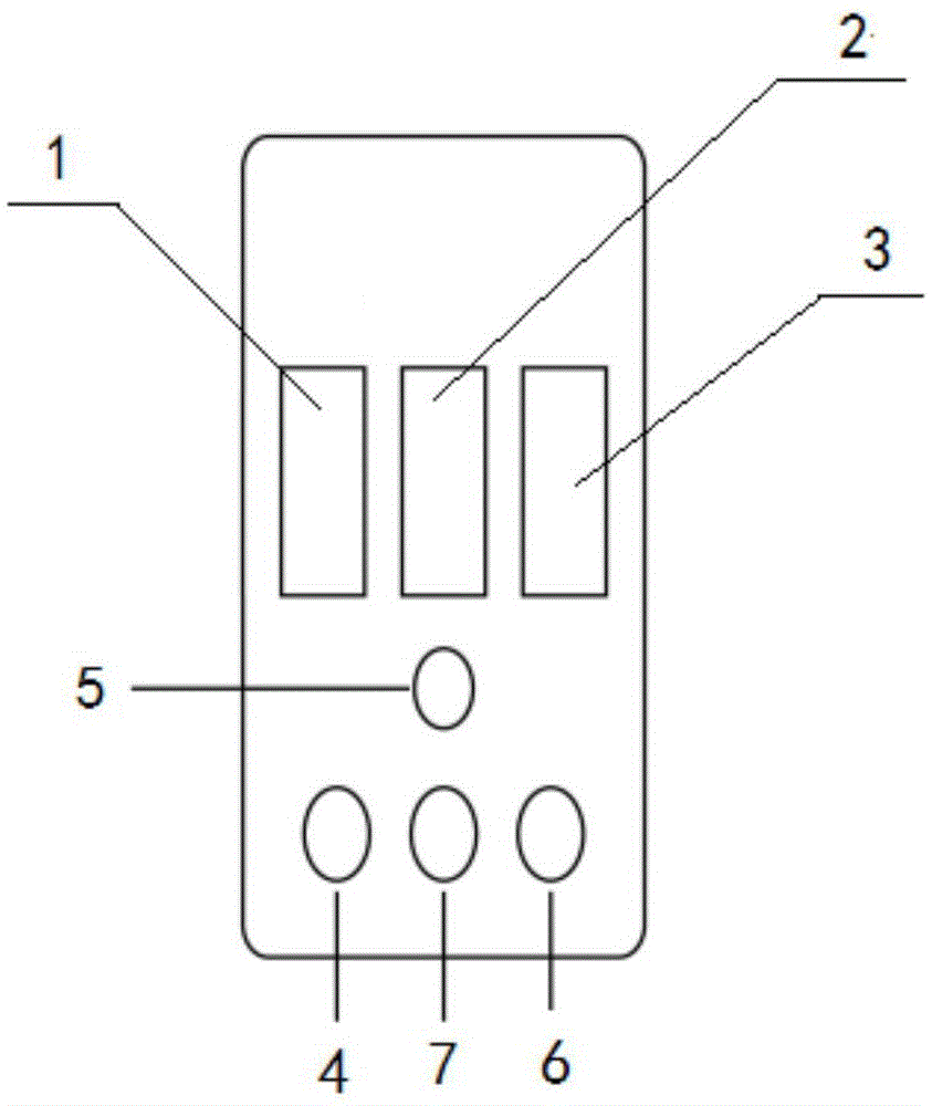 Manufacturing method of detection device for quantitatively detecting SAA/PCT/CRP at same time