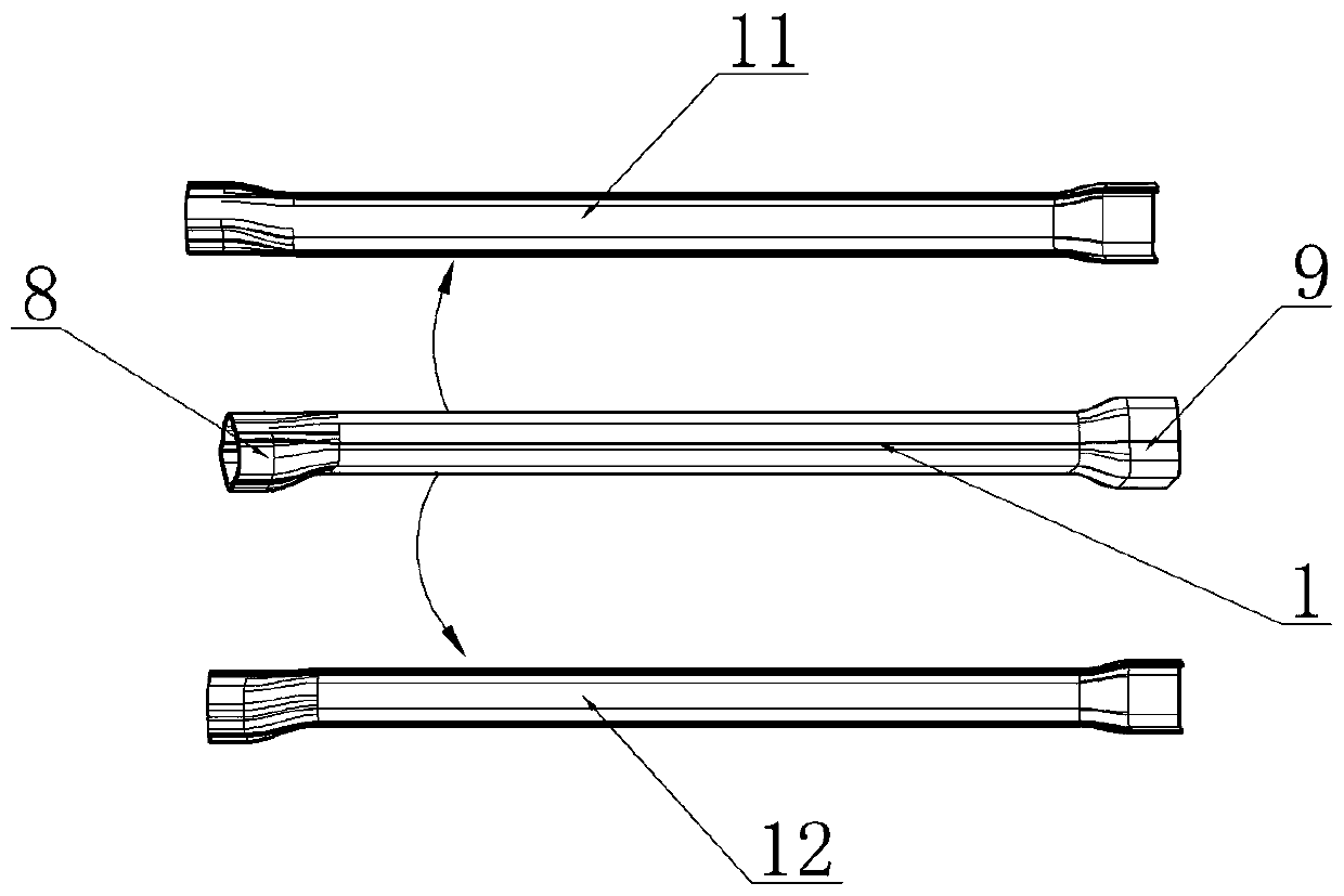 Dashboard beam assembly for pure electric vehicles