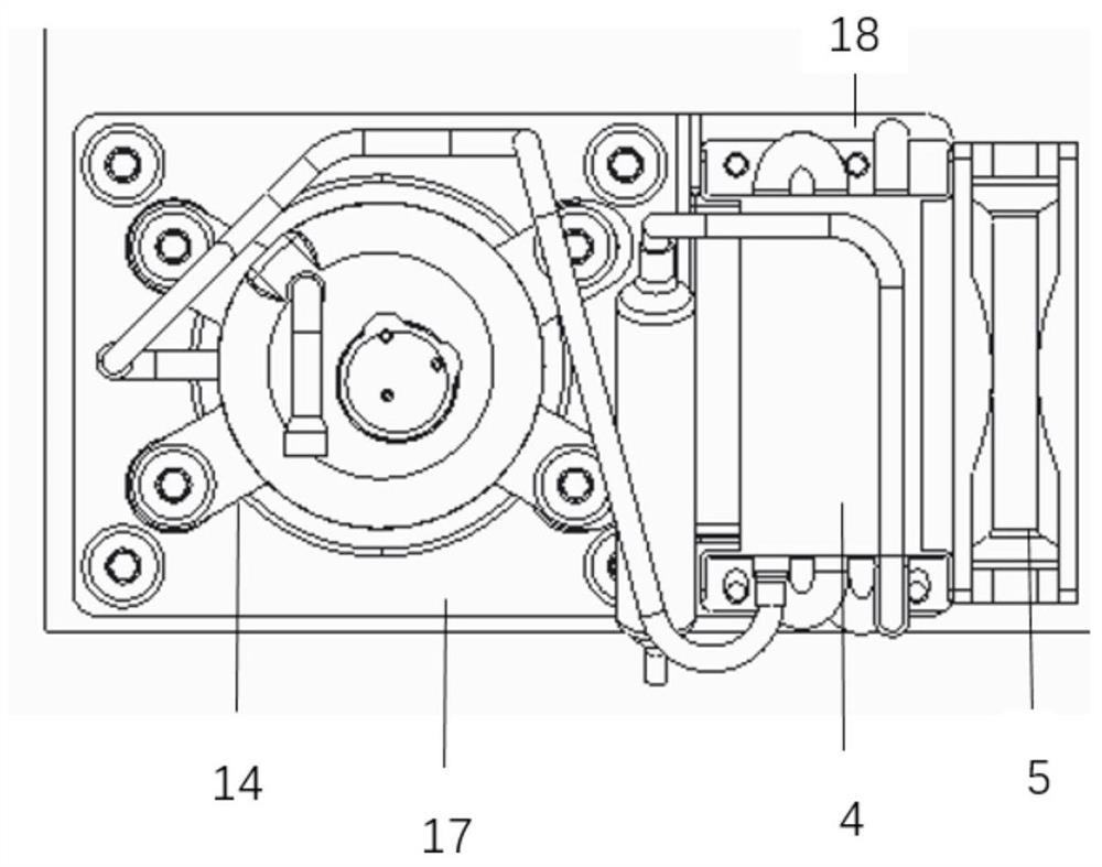 Installing system for compressor of mobile refrigerator and foot pad for installing system