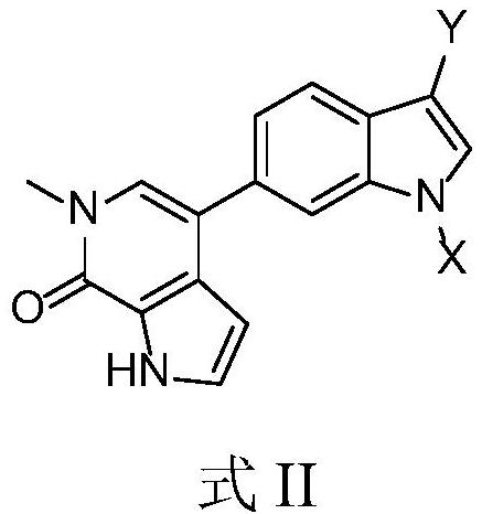 Indole compound as well as preparation method and application thereof