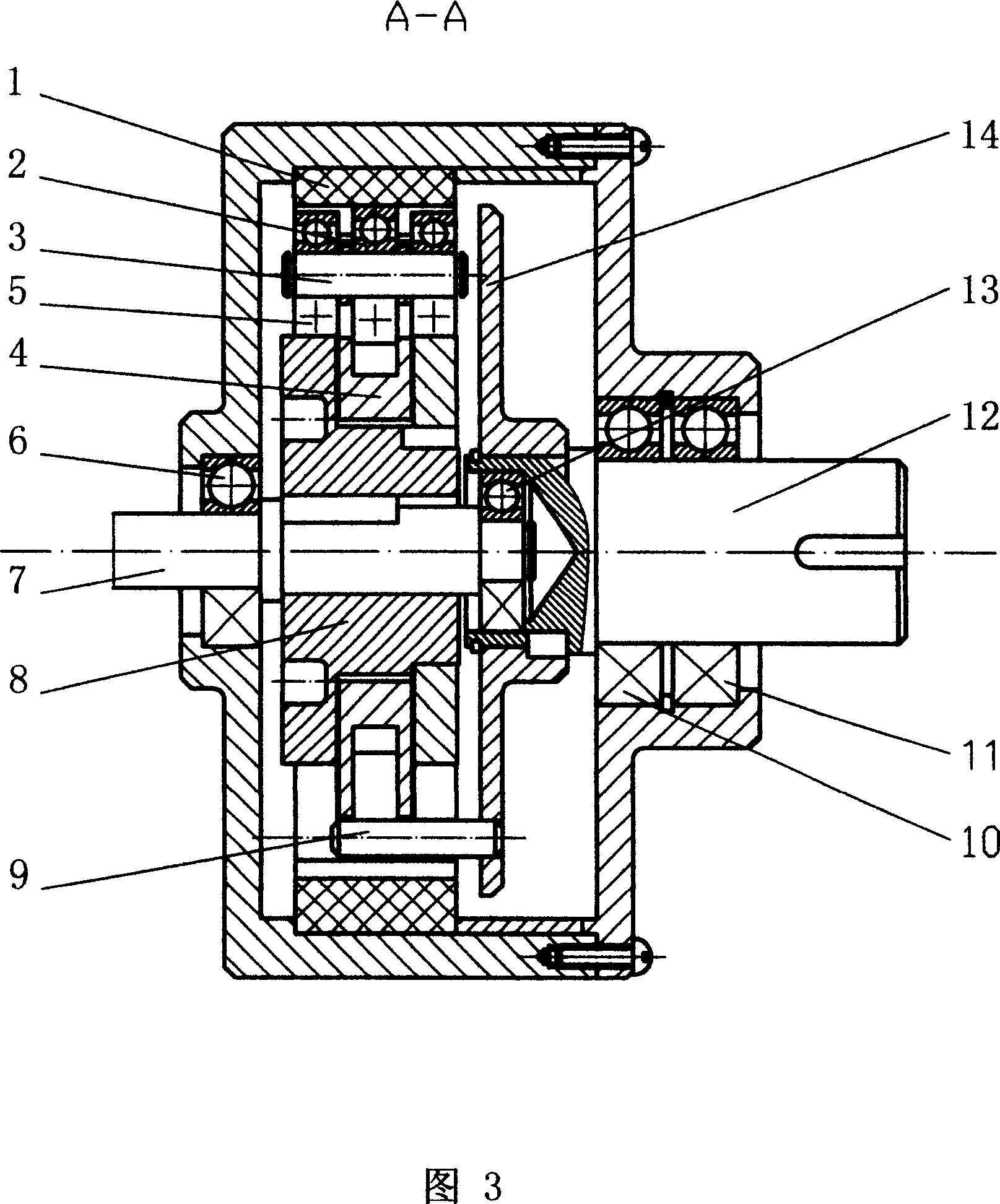 Double-impeller cycloid wheel decelerator