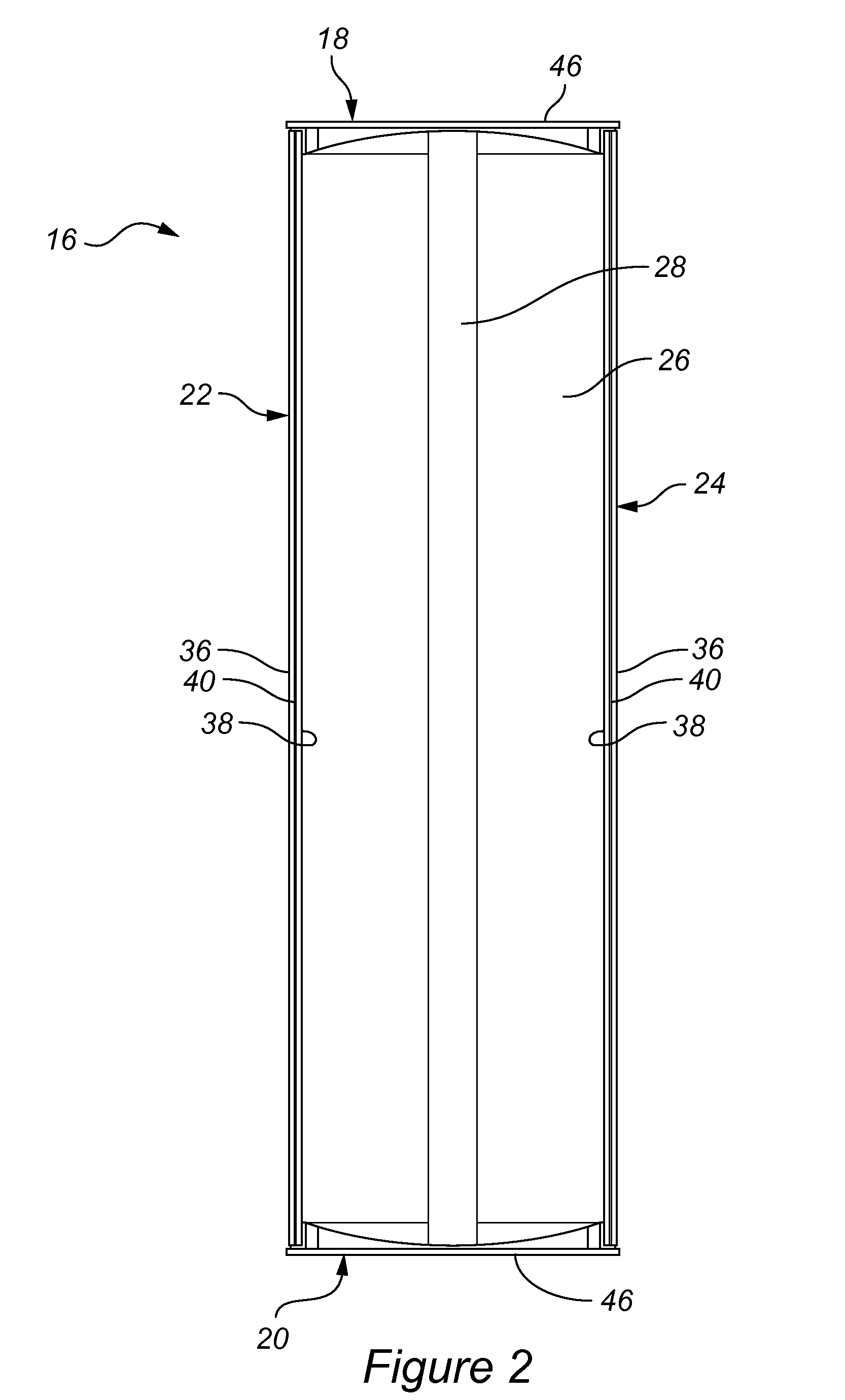 Modular, self supporting exterior enclosure system with insulating, evacuated tubes having solar collector rods