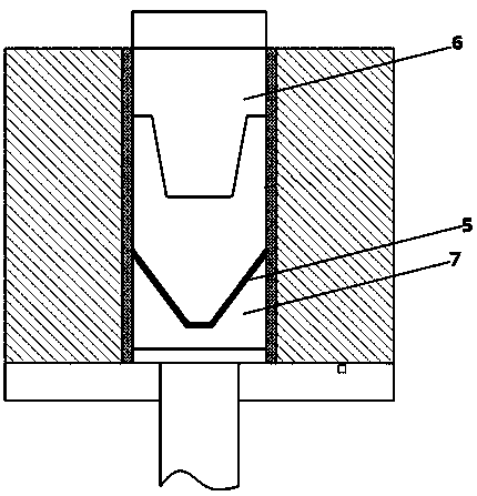 Bucket tooth made of wear-resistant composite material, and preparation method thereof