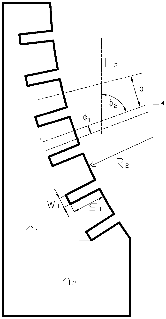 Electrical test device for simulating winding of large turbo-generator stator