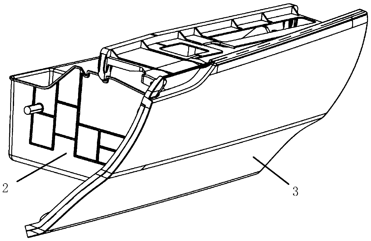 Storage box of automobile instrument board and automobile