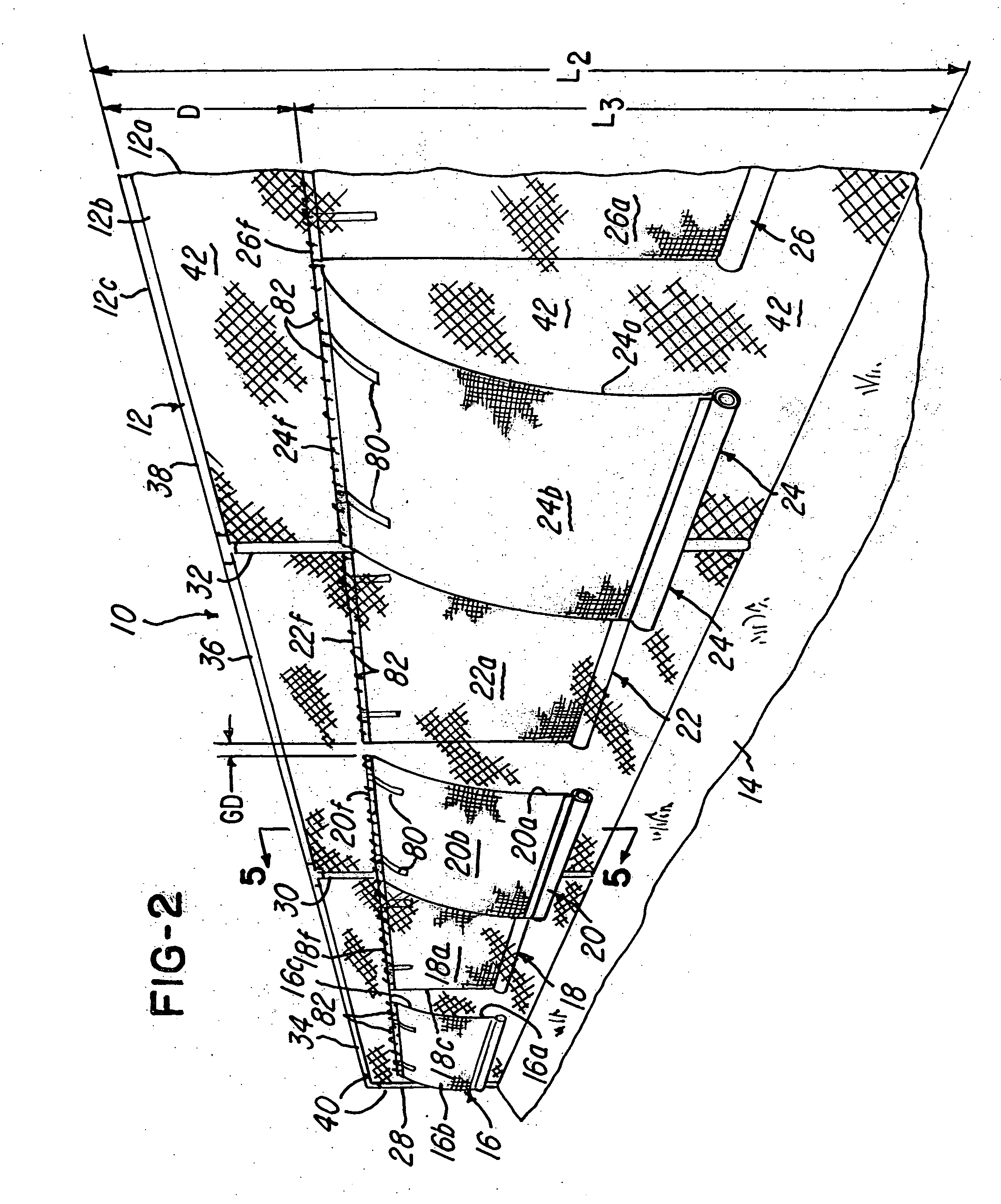 Ballasted wind shielding system and method