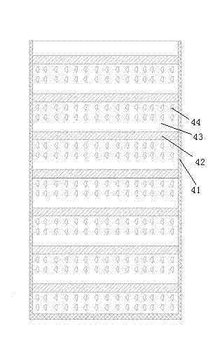 Bottle hole reef in frame structure