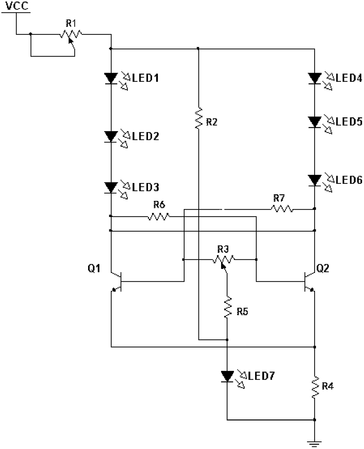 Illumination teaching aid made from waste and old lamp circuit board and making method thereof