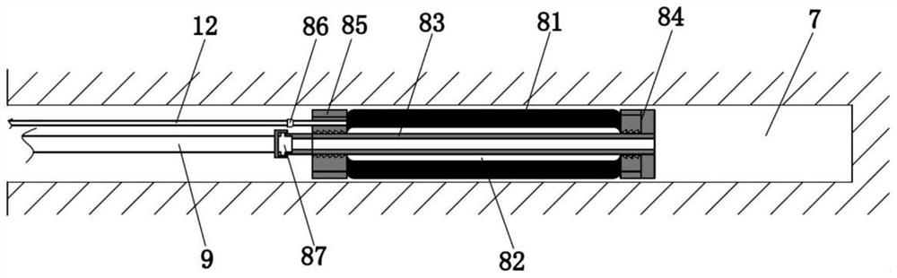 Equipment and method for controlling industrial and mining limestone roof of well through acid fracturing