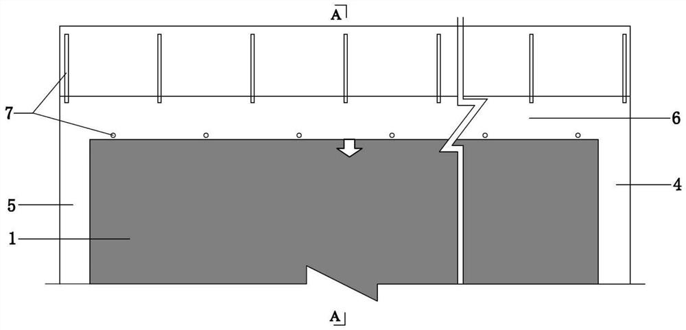 Equipment and method for controlling industrial and mining limestone roof of well through acid fracturing