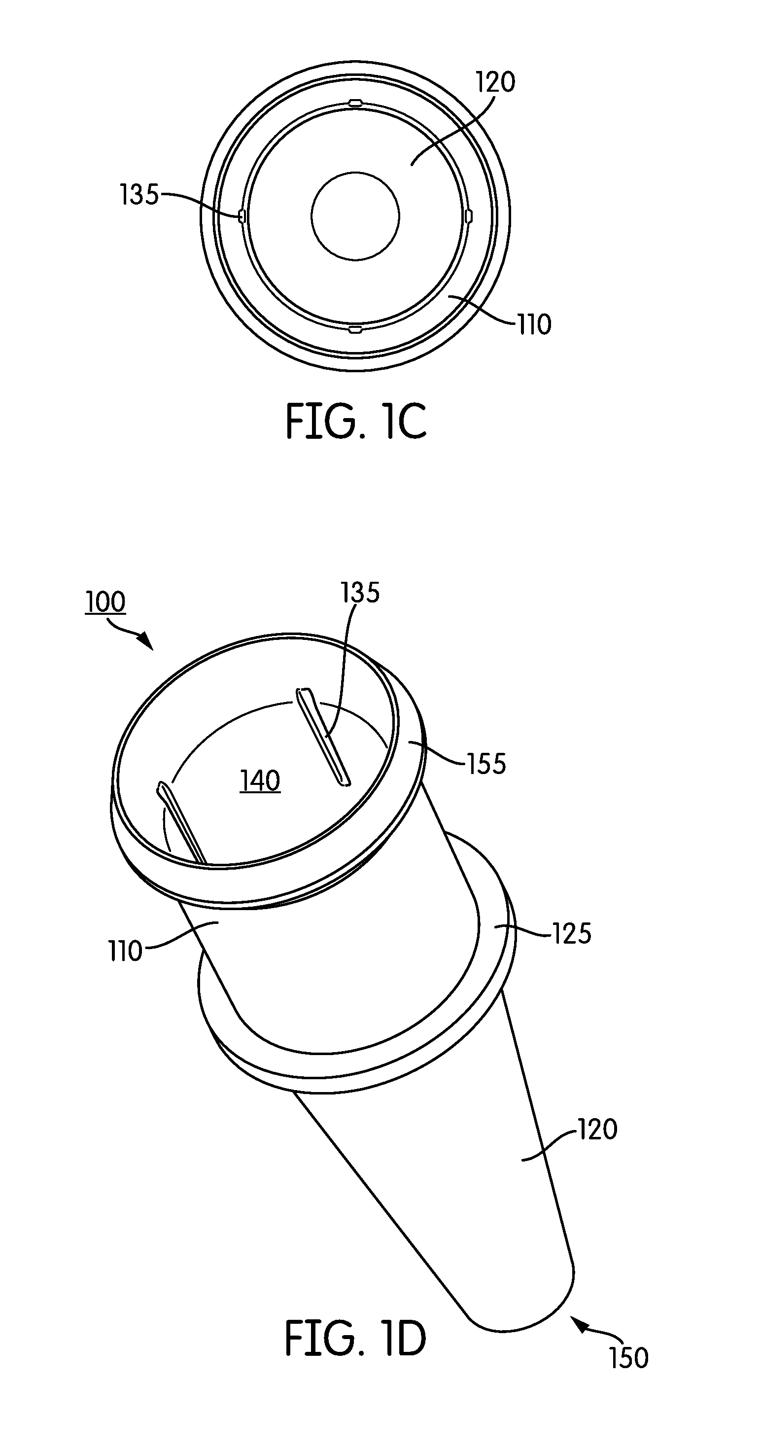 Interlocking cap and receptacle with detent feature and method and apparatus for separating interlocked cap and receptacle