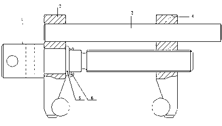 Double-row chain tightener