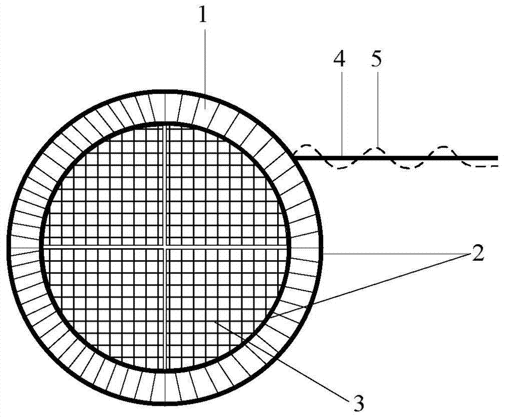 Piezoelectric ring excitation device and indoor test device for measuring shear wave velocity of granular materials