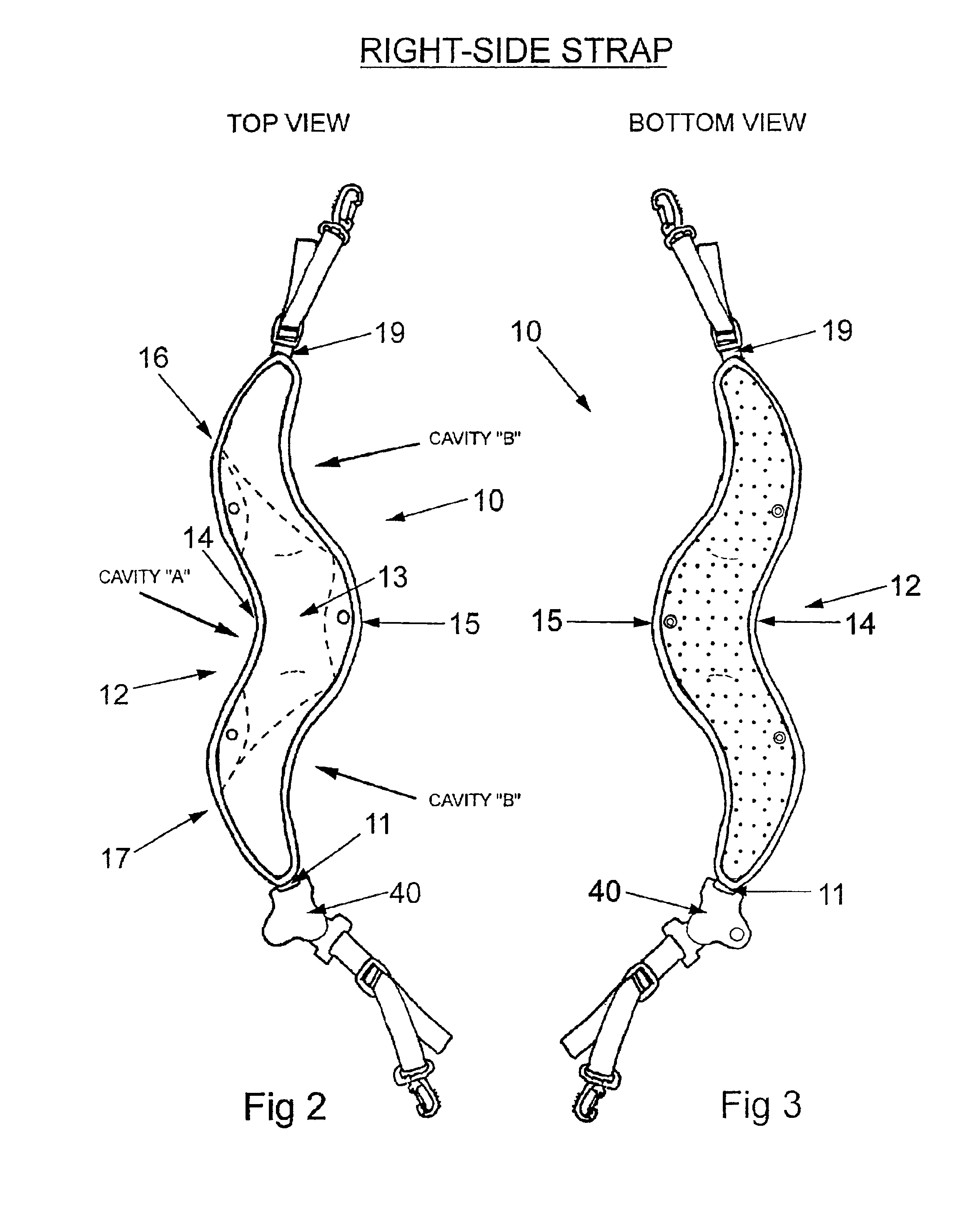 Shoulder-borne carrying straps, carrying strap assemblies and golf bags incorporating the same