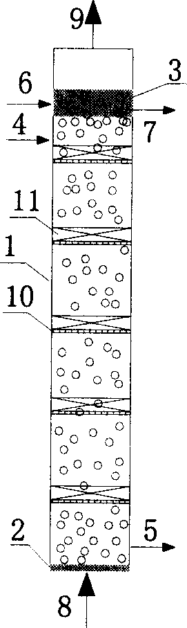 Method and equipment for separating butyl acetate from waste water of extractive spent phase in fermentation liquid of penicillin