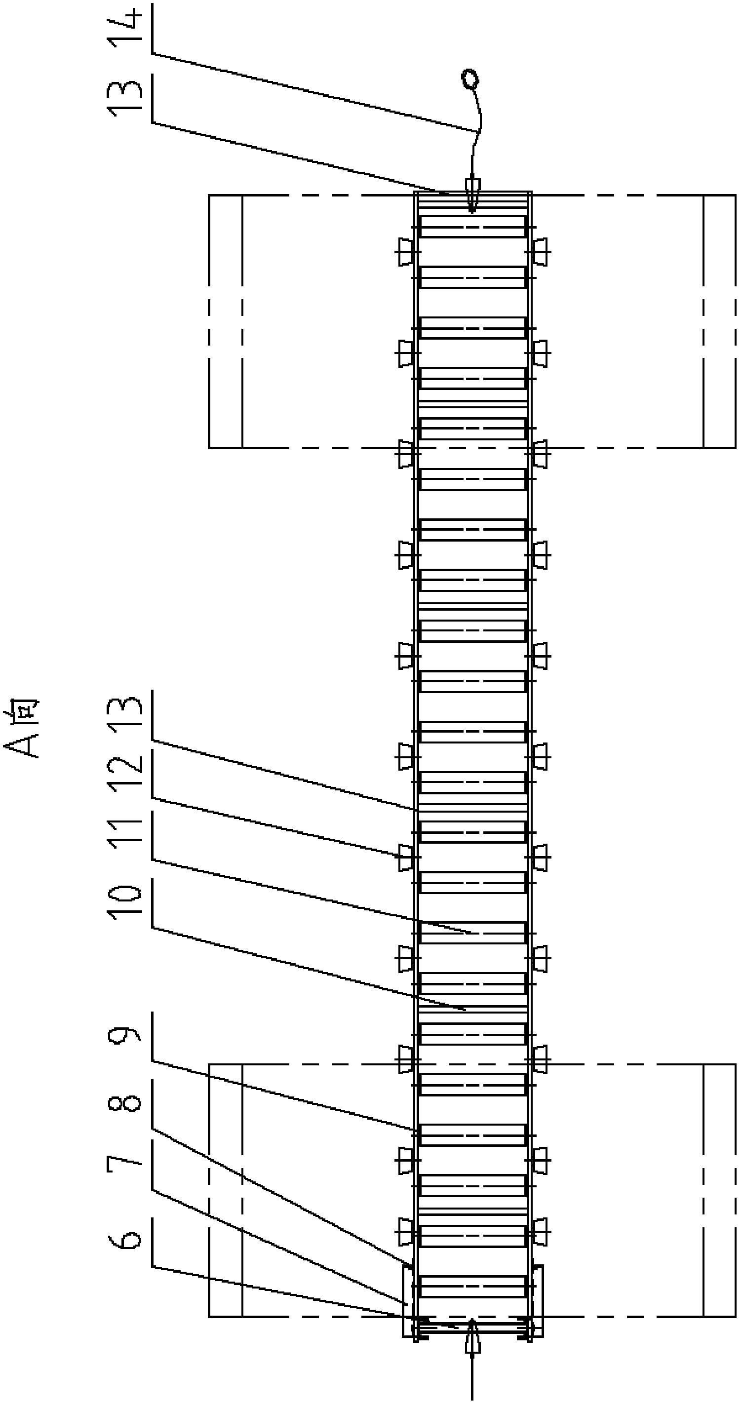 Segment transportation device and operation method for shield tunneling with tunnel diameter less than six meters