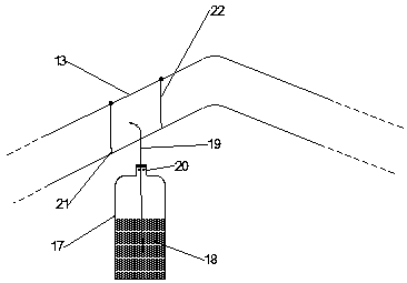 Device for separation of oil-water-residue mixture and marking of waste oil